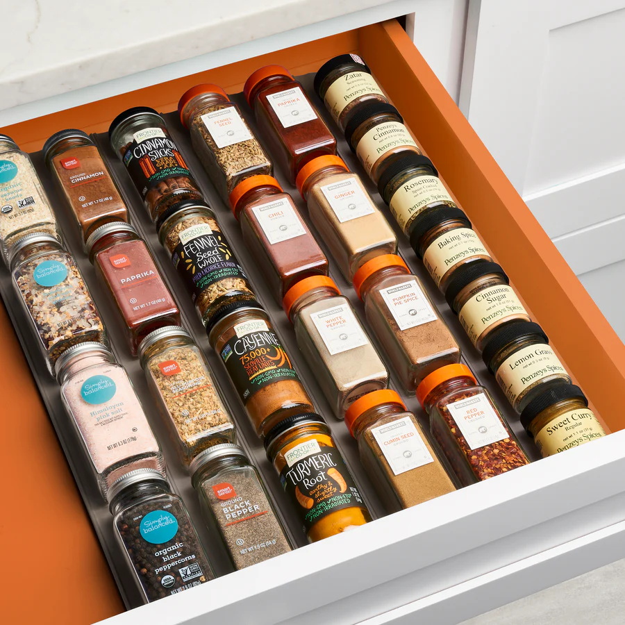 SpiceLiner® Spice Drawer Organizer, Gray - Image 6