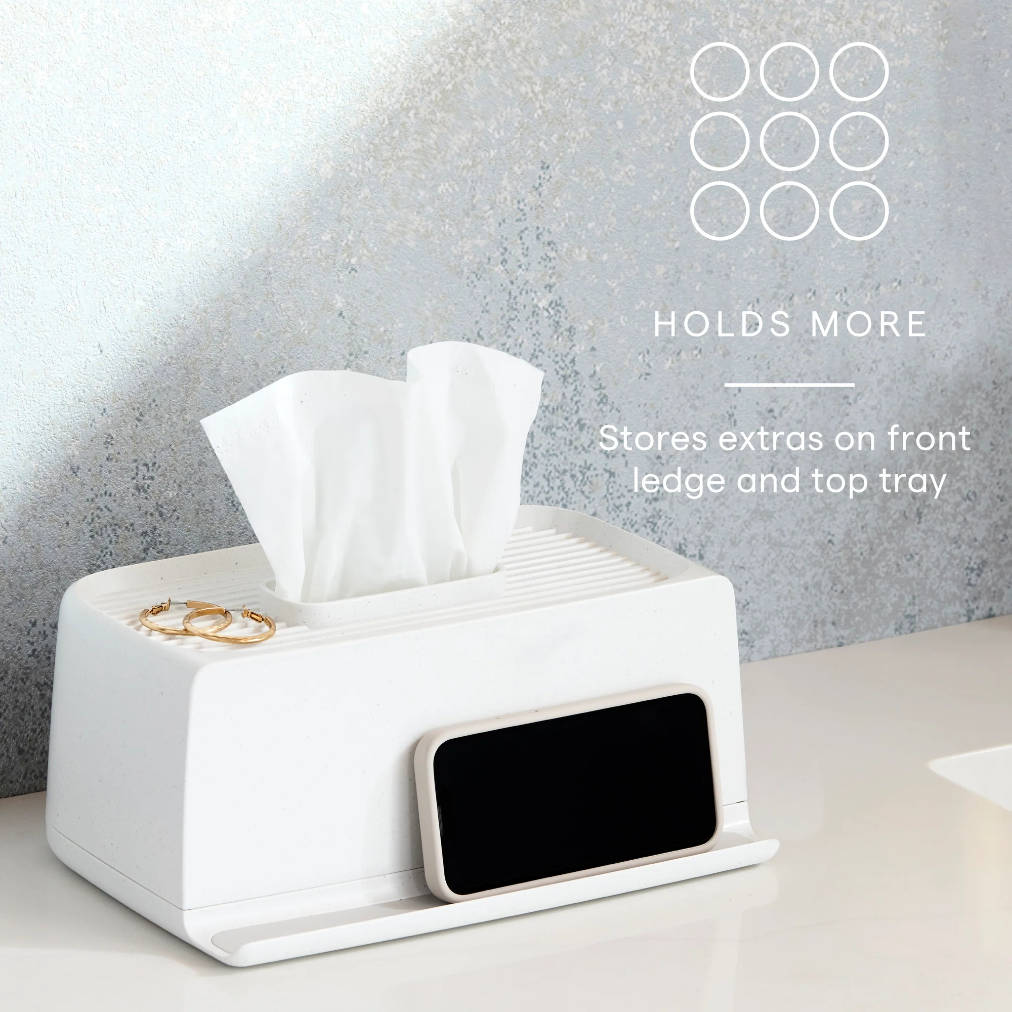 The Ledge™ Tissue Holder, Rectangular - Image 3