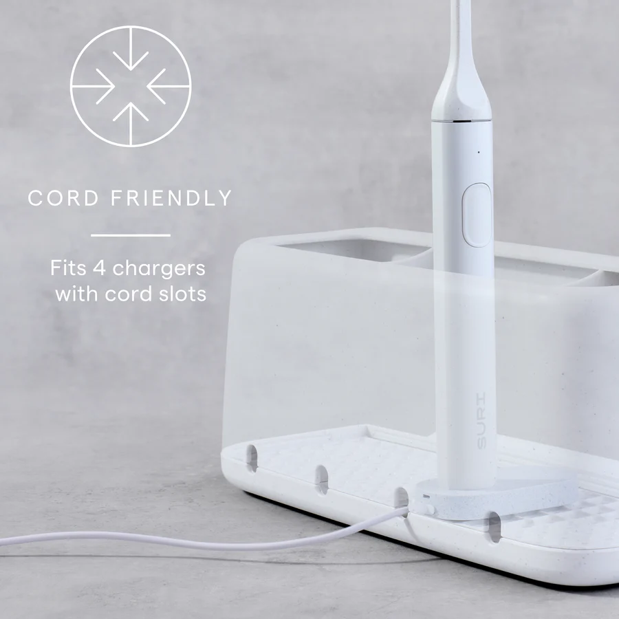 The Ledge™ Toothbrush Holder, 3 Slot - Image 3