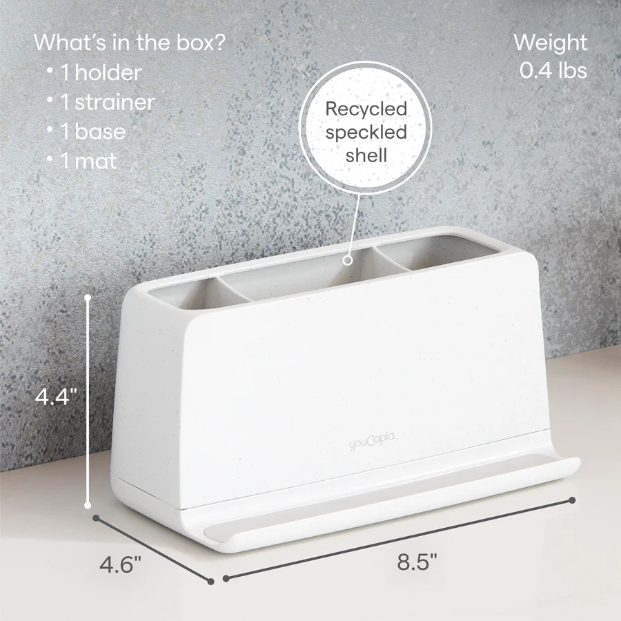 The Ledge™ Toothbrush Holder, 3 Slot - Image 6