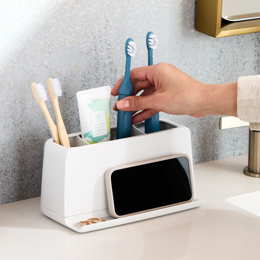 The Ledge™ Toothbrush Holder, 3 Slot - Image 7